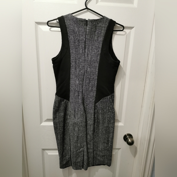 RW&CO Bodycon Grey and Black Dress - Picture 2 of 3